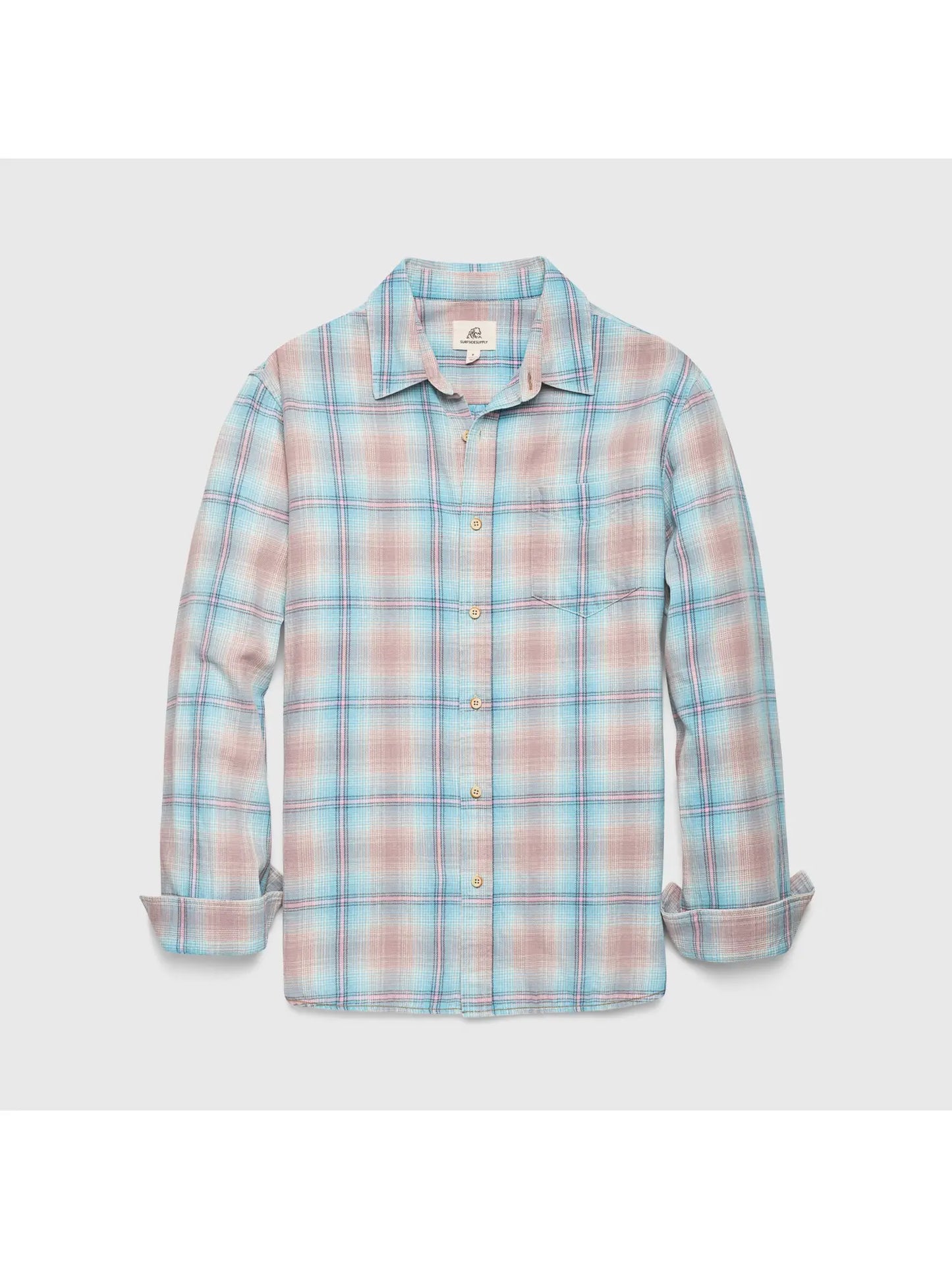 Brian Washed Twill Plaid Shirts