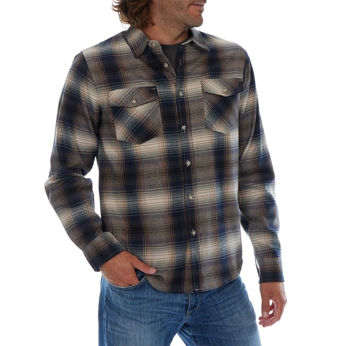 Long-Sleeved Plaid Flannel