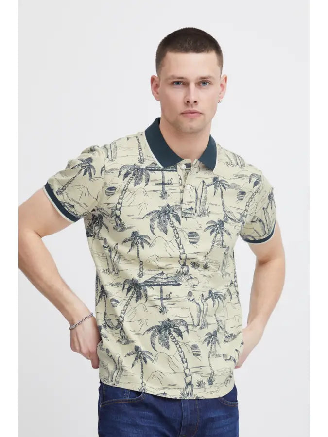 Aop Palm Tree Polo