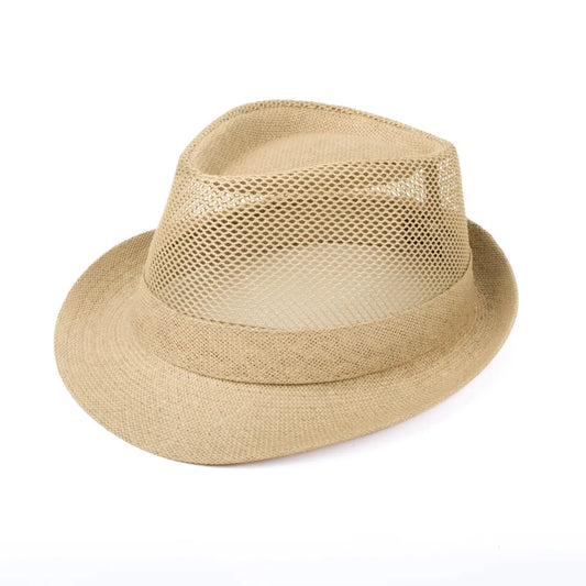 Men's Cooling Mesh Fashion Fedora Hat