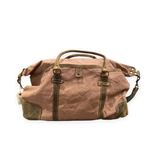 Blush Canvas Duffle Bag