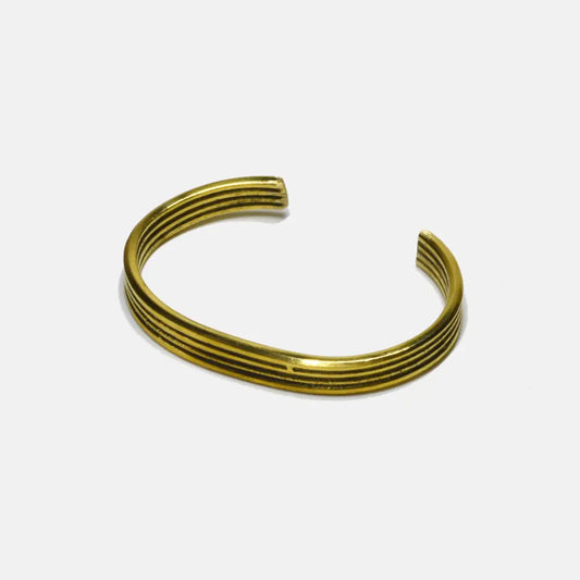 Stacked Brass Cuff