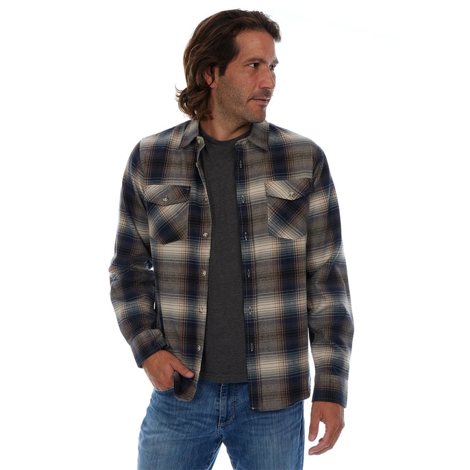 Long-Sleeved Plaid Flannel