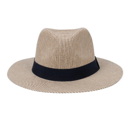 Men's Black Banded Fashion Fedora Hat