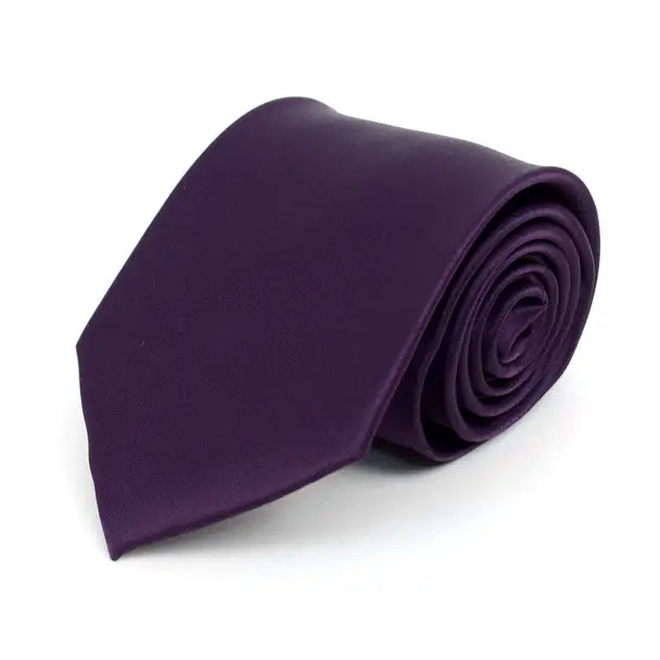 Standard Solid Satin Ties