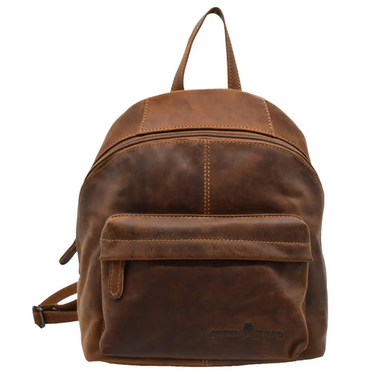 Leo Small Leather Rucksack Backpack