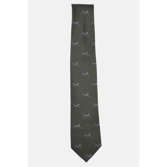 100% Silk Leopard Tie