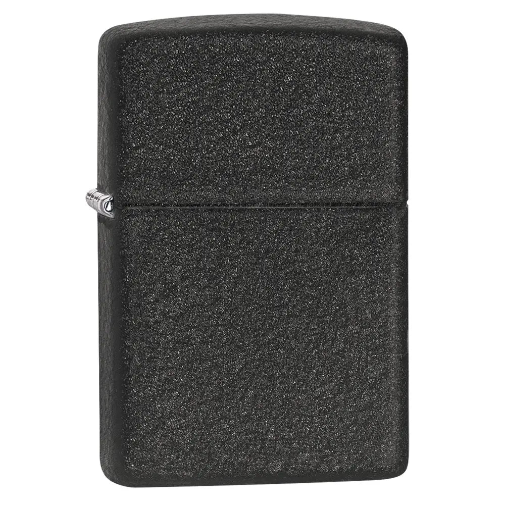 218 Reg Black Crackle Windproof Lighter