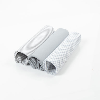 Men's Boxed Fancy Cotton Handkerchiefs 3pcs Set
