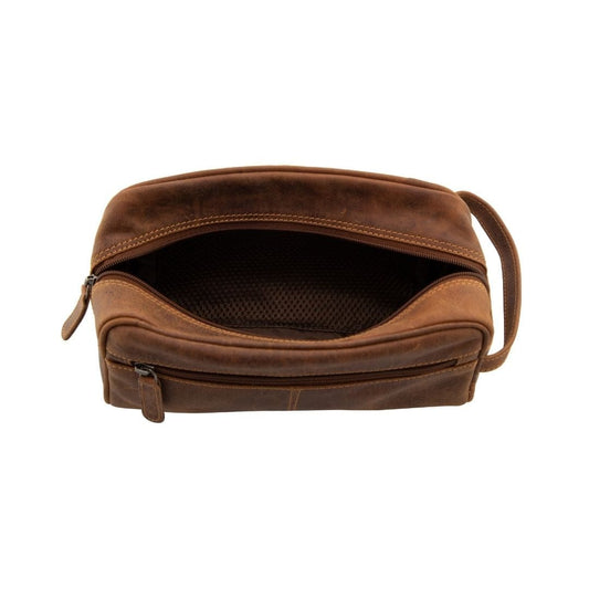 Banff Leather Toiletry Bag