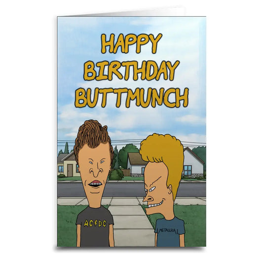 Beavis & Butthead Birthday Card