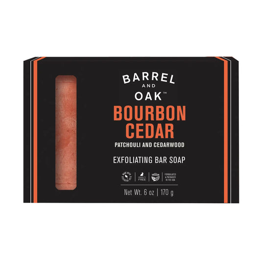 Bourbon Cedar Exfoliating Bar Soap