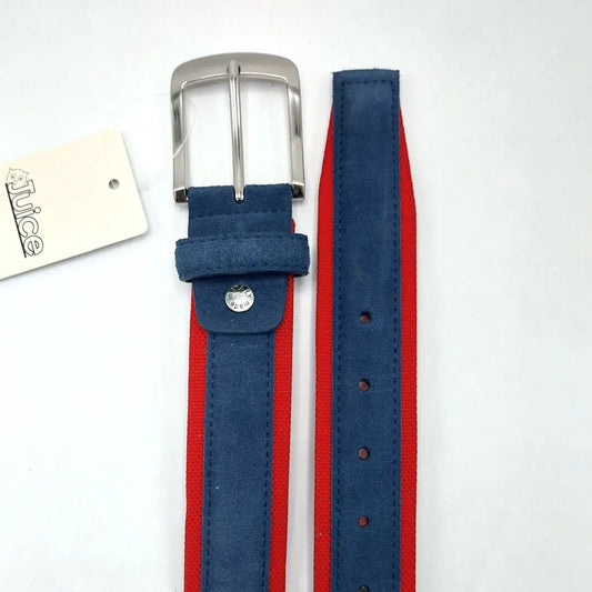 Suede & Canvas Belt