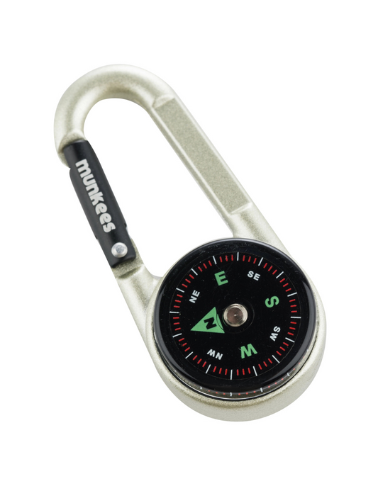 Carabiner Compass With Thermometer