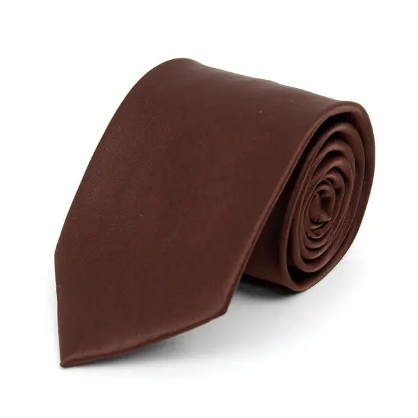 Standard Solid Satin Ties