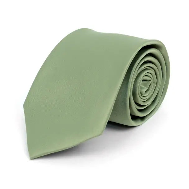 Standard Solid Satin Ties