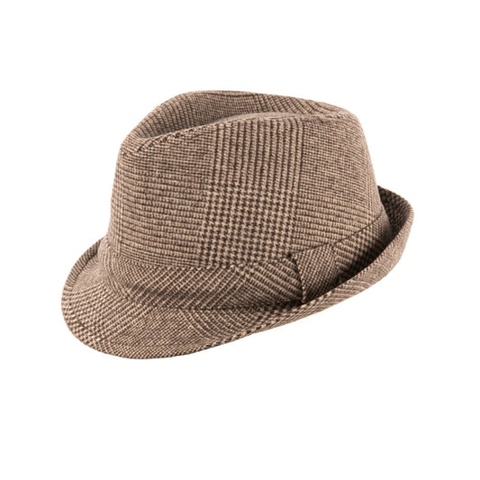 Elwood Prince of Wales Check Tweed Trilby Hat