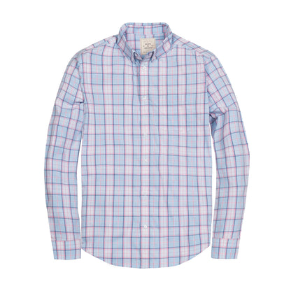 Organic Poplin Stretch Button Down Shirt