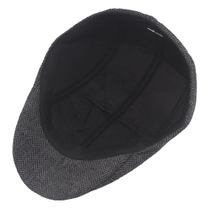 Herringbone Ivy Flat Cap