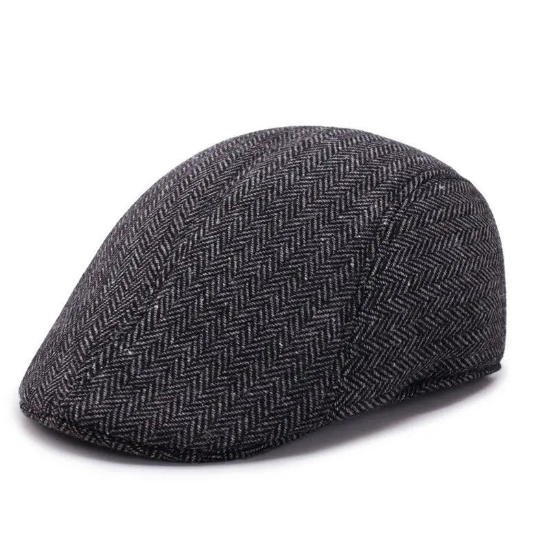 Herringbone Ivy Flat Cap