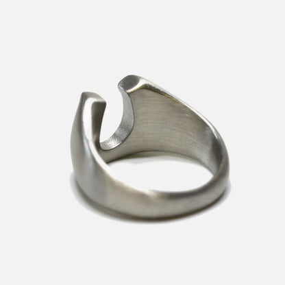 Steel Horseshoe Ring