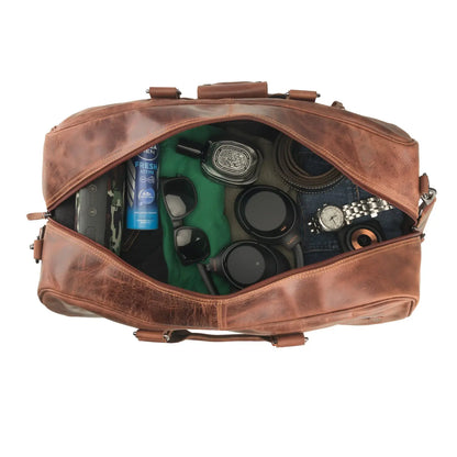 Hudson Leather Duffle Bag