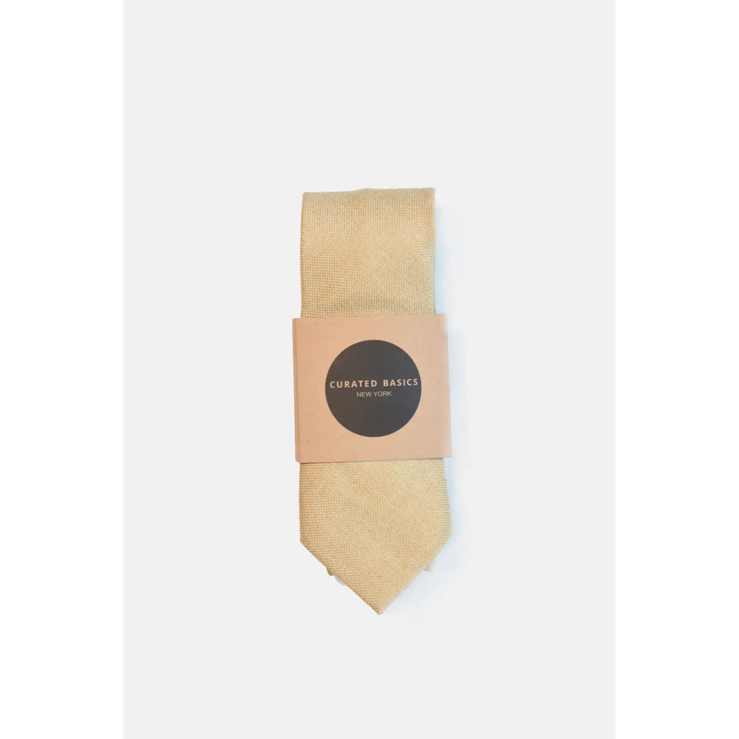 Taupe Linen Tie