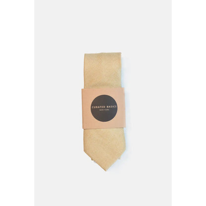 Taupe Linen Tie