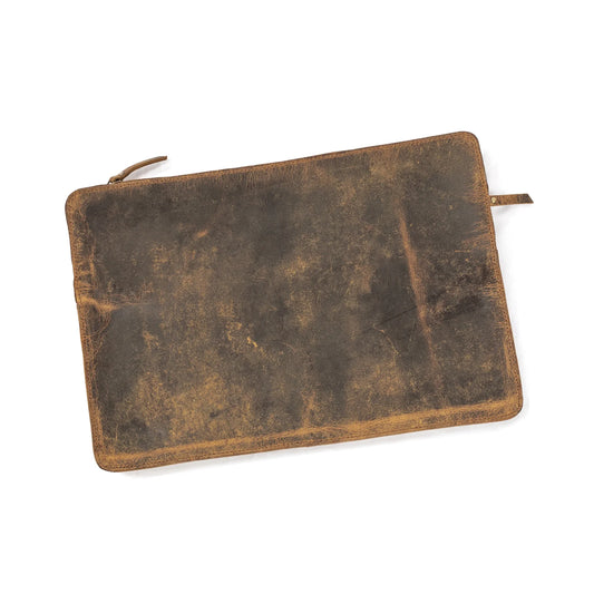 Scratched Leather Laptop Case/Sleeve