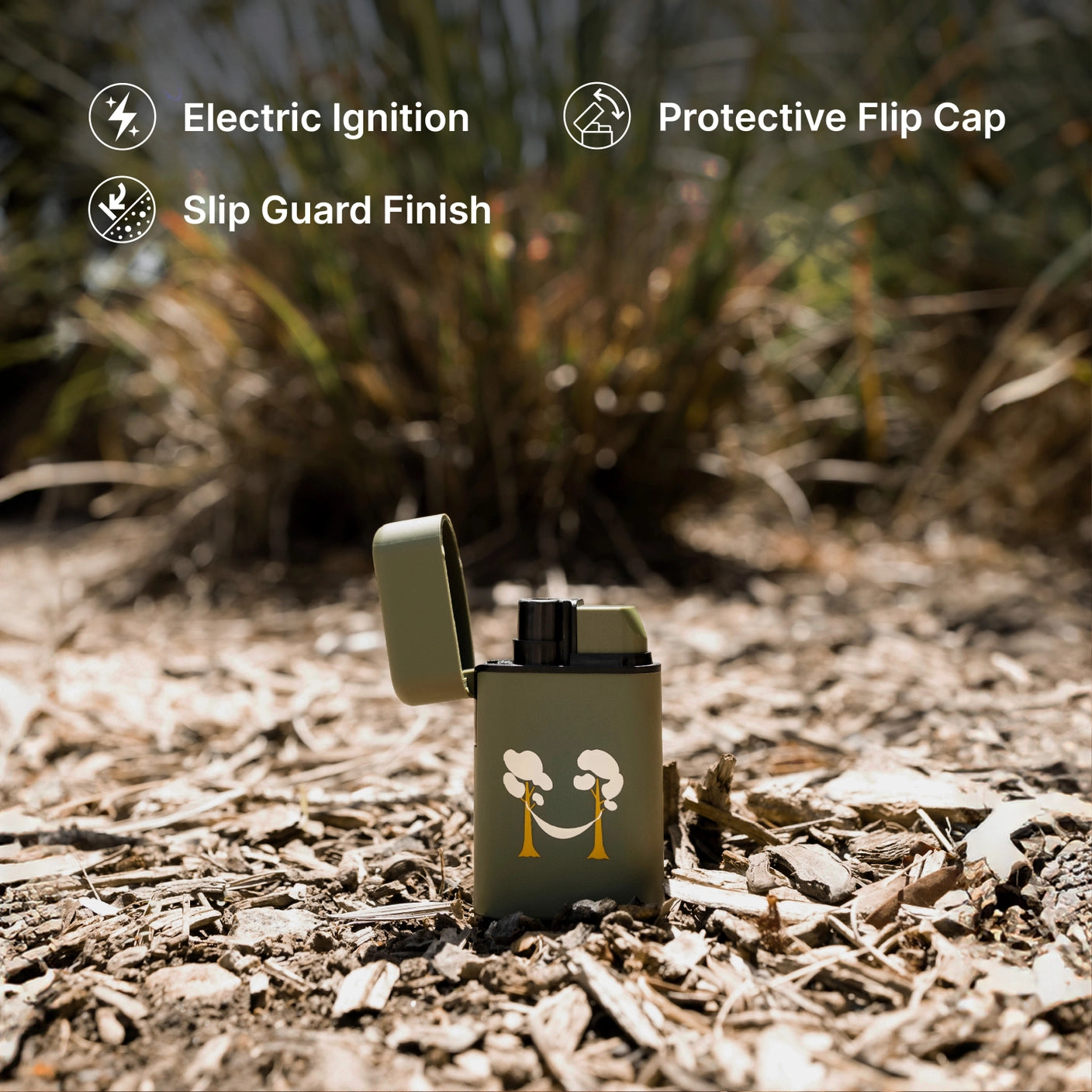 No Slip Butane Lighter