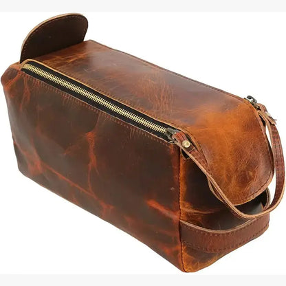 Vintage Leather Dopp Kit