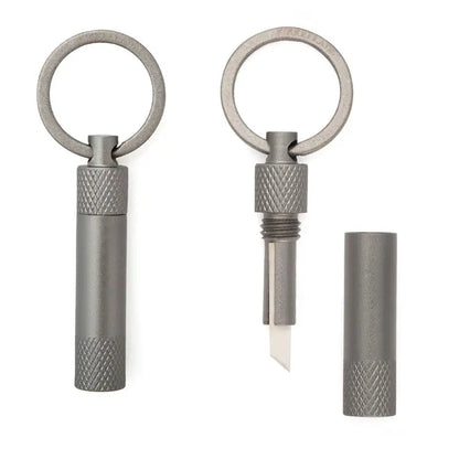 "Cut It Out" Ceramic Knife Keychain