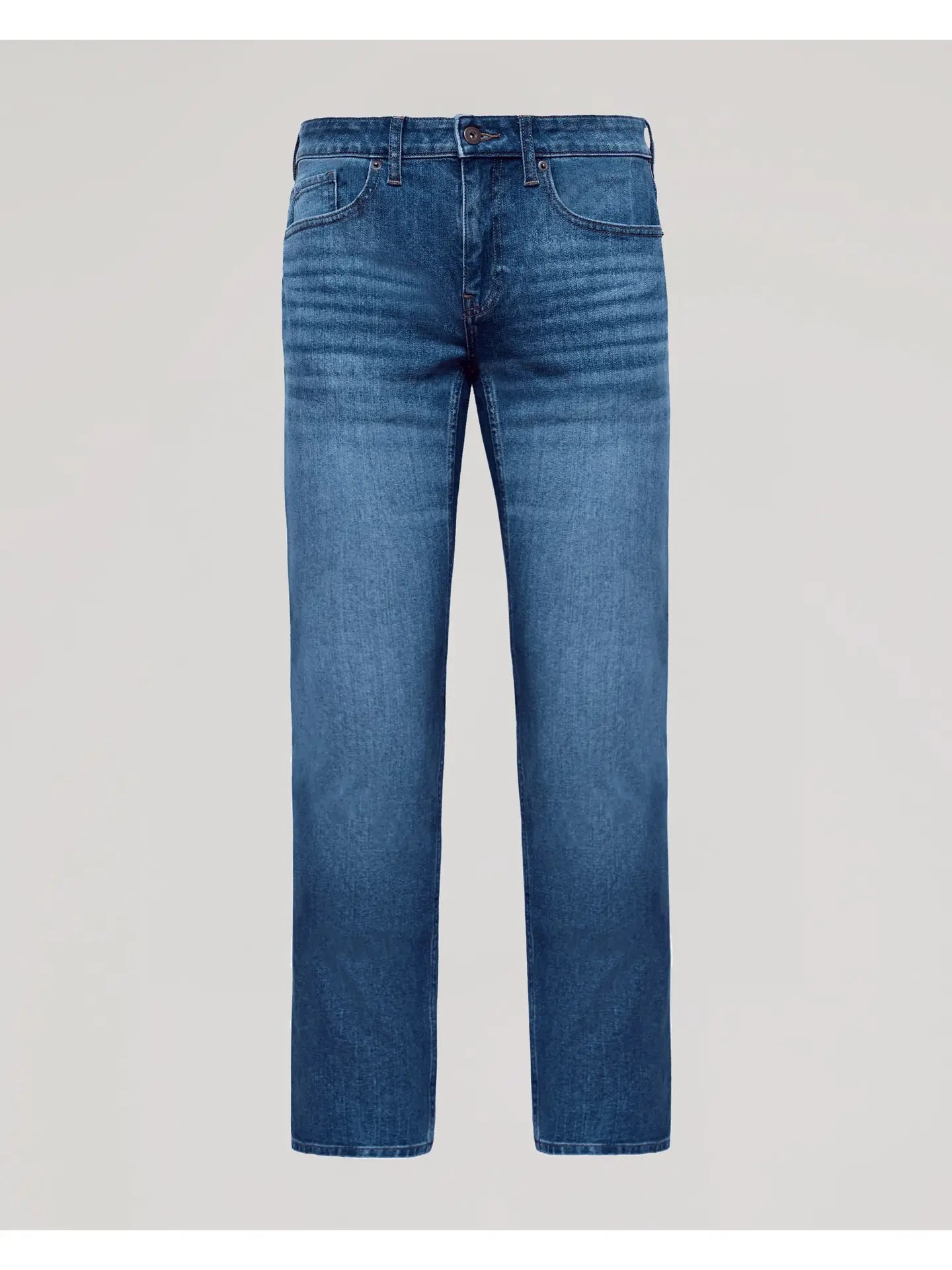 Authentic Straight Leg Jeans (Medium Indigo Wash)