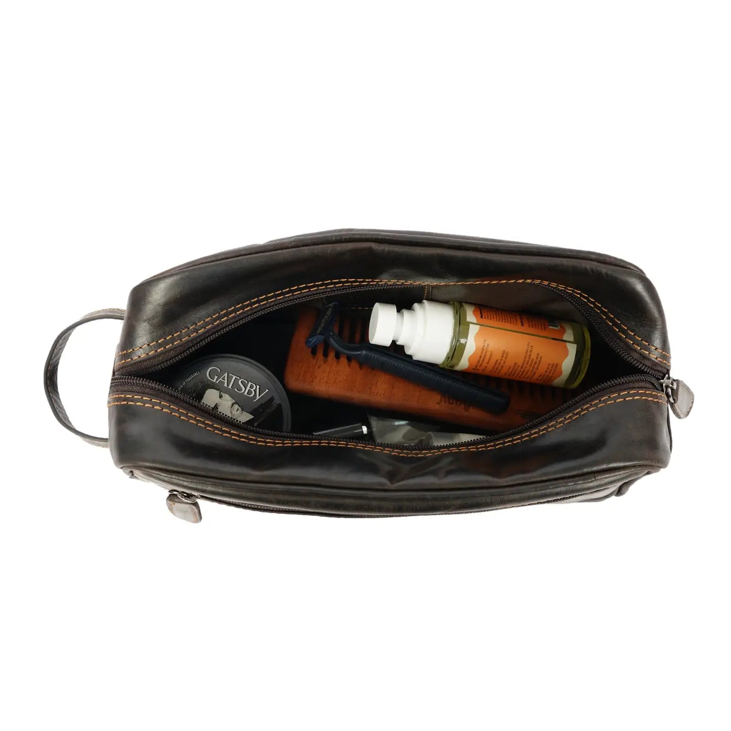 Montana Leather Toiletry Bag