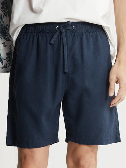 Linen Drawstring Shorts