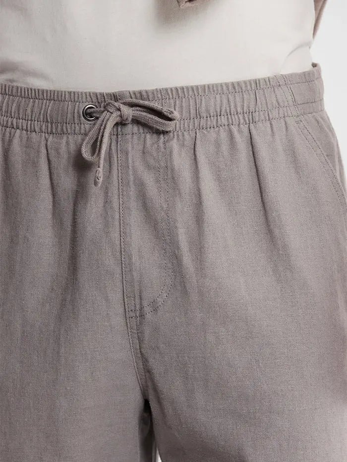 Linen Drawstring Shorts