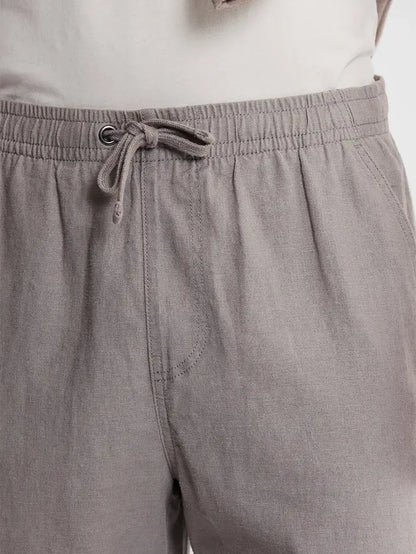 Linen Drawstring Shorts
