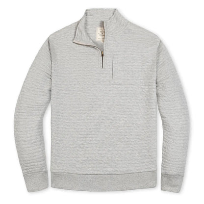 Grey Quilted Quarter Zip