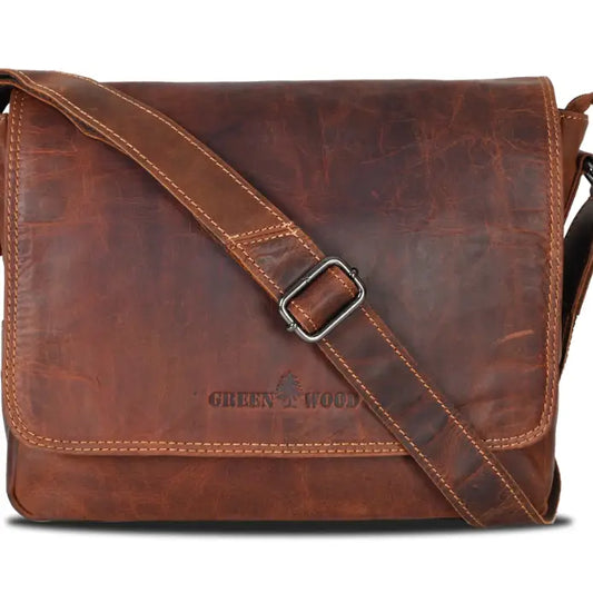 Steven Messenger Leather Bag