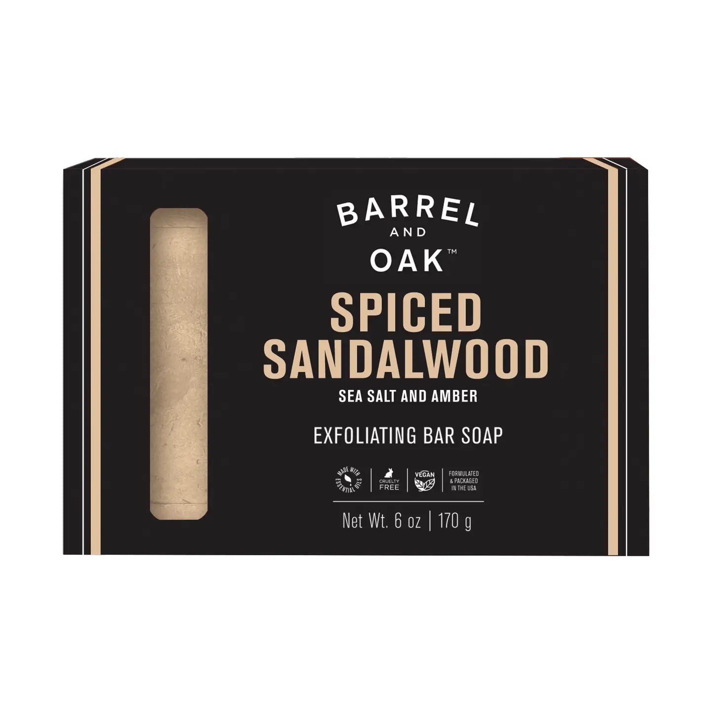 Spiced Sandalwood Exfoliating Bar Soap