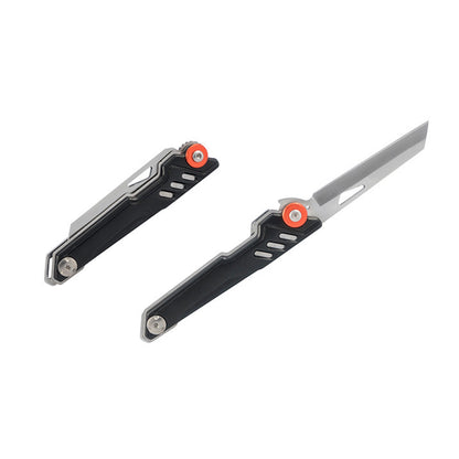 Stainless Steel Pocket Knife With Belt Clip