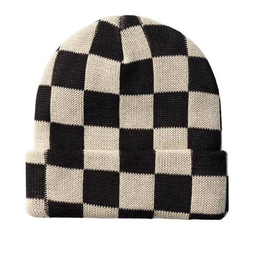 Checkerboard Slacker Beanie