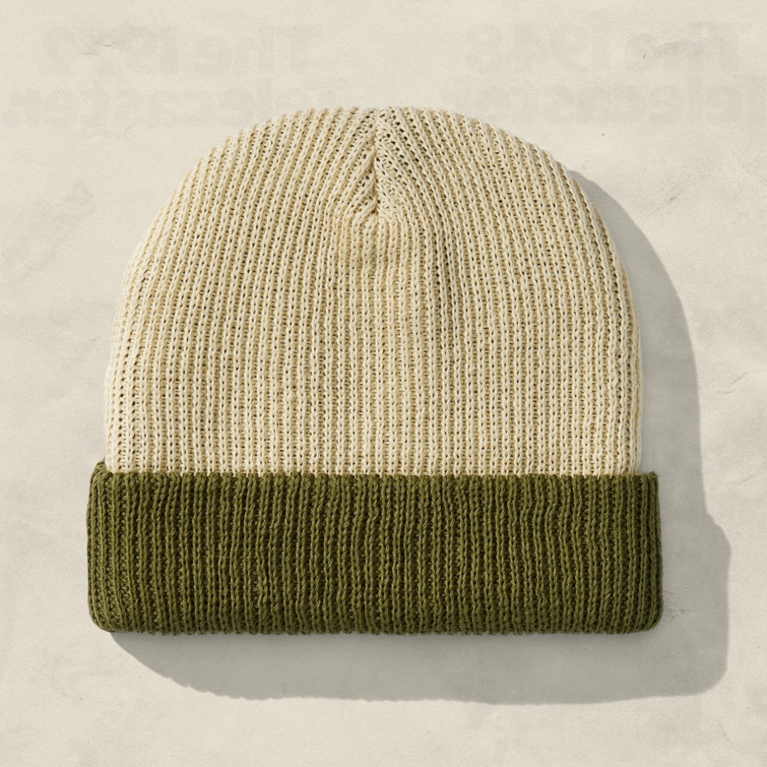 Tow Tone Slacker Beanie