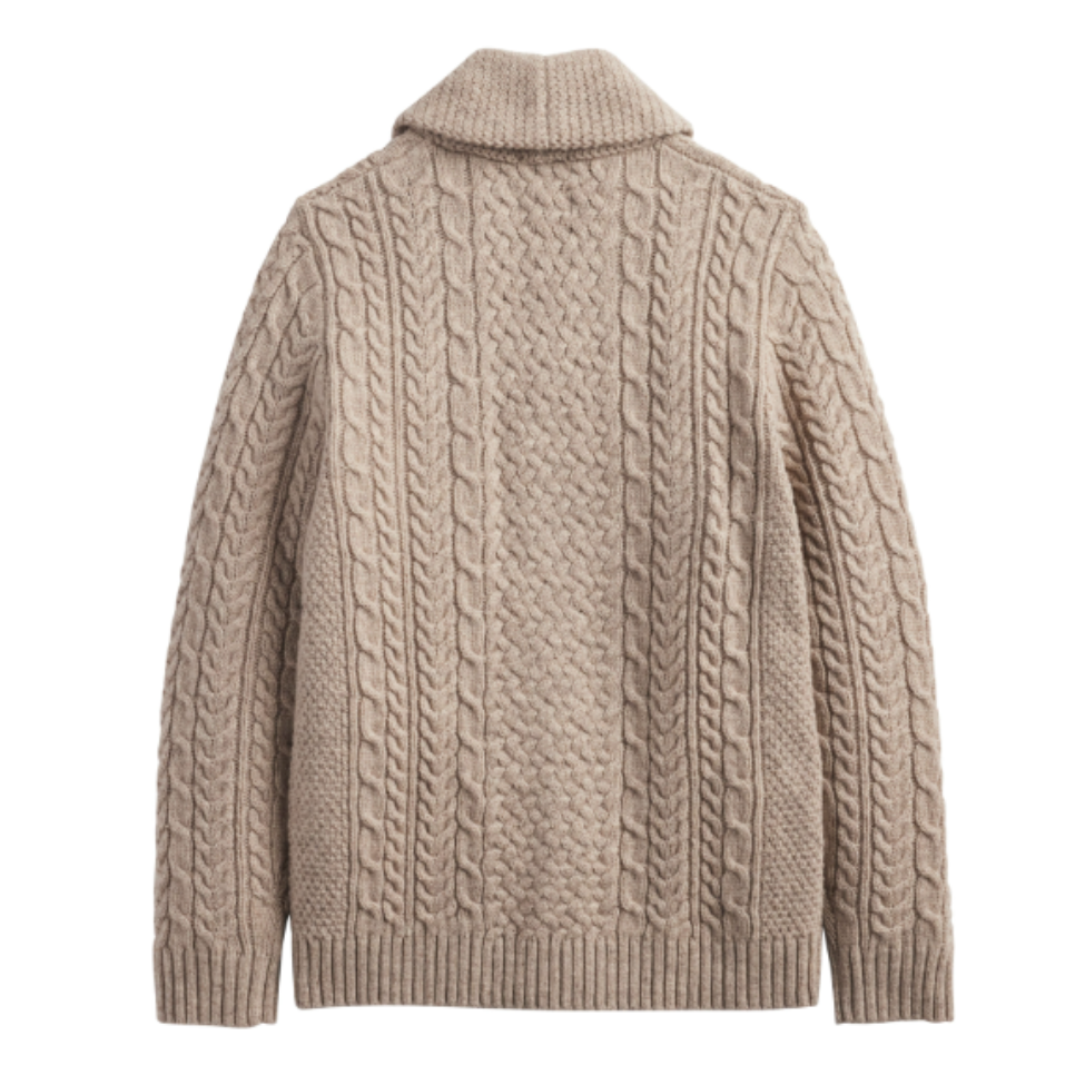 Fisherman Cardigan Sweater