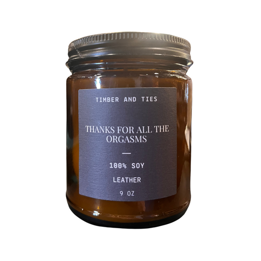 Leather Soy Candle