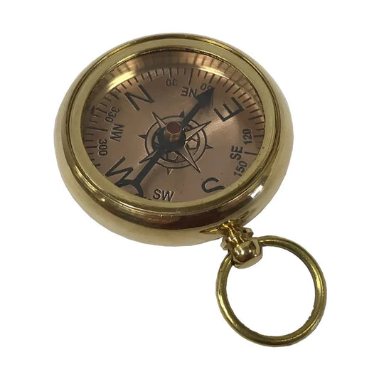 Solid Polished Brass Compass