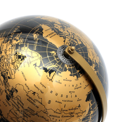 Tabletop Decorative Globe On Metal V Stand