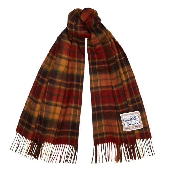 Pure Wool Tartan Scarf