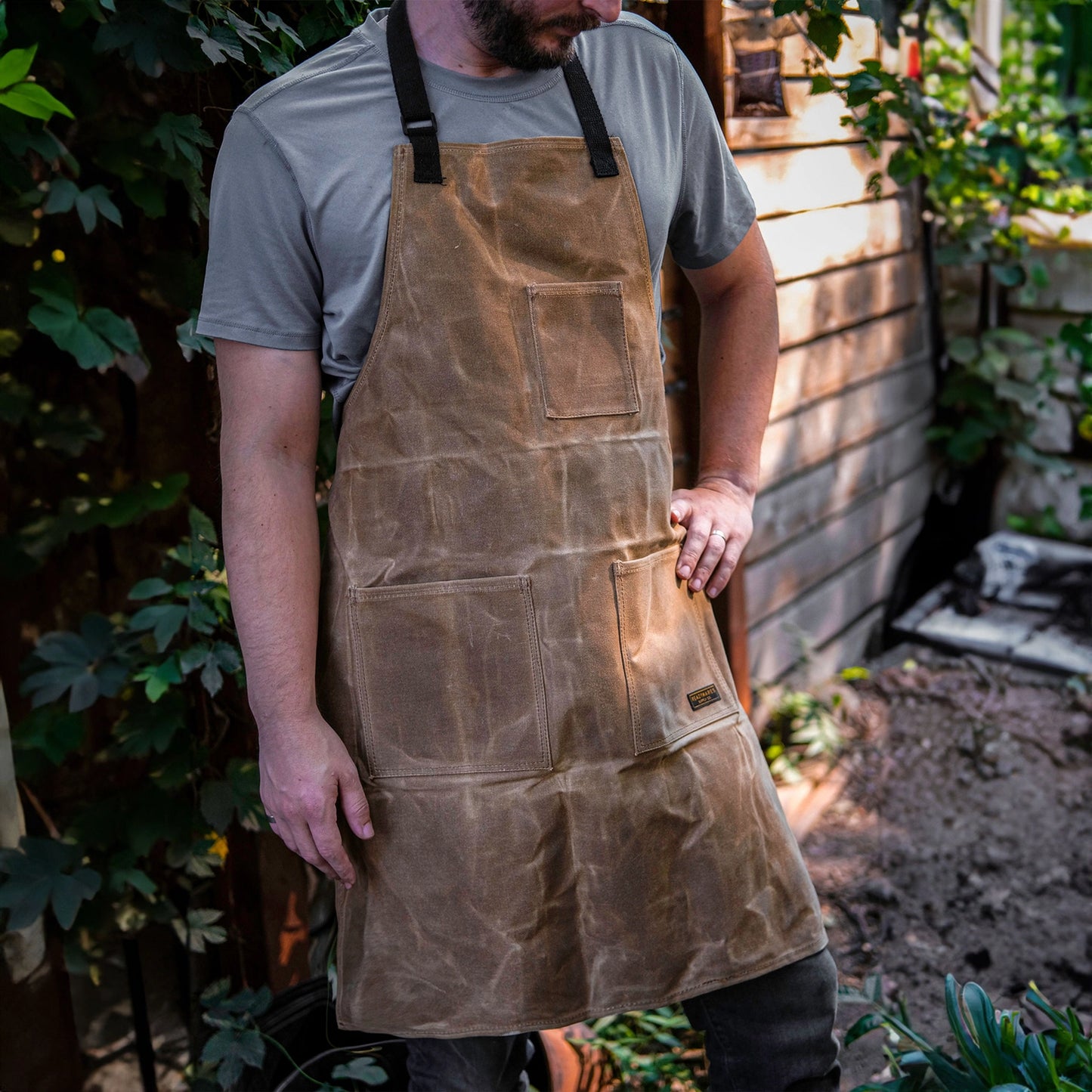 Waxed Canvas Utility Apron