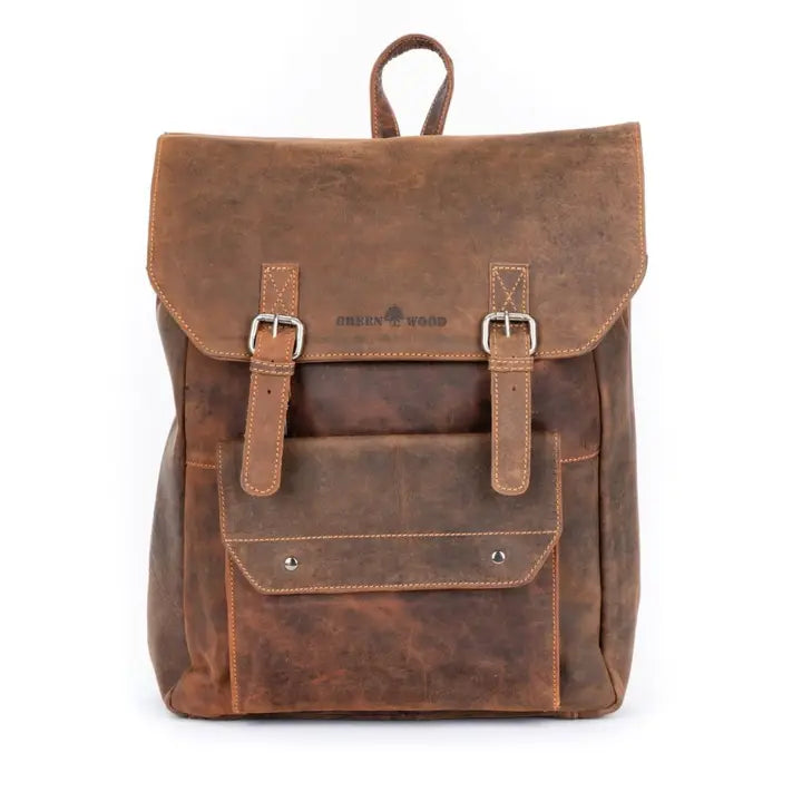 Austin Large Leather Laptop Backpack